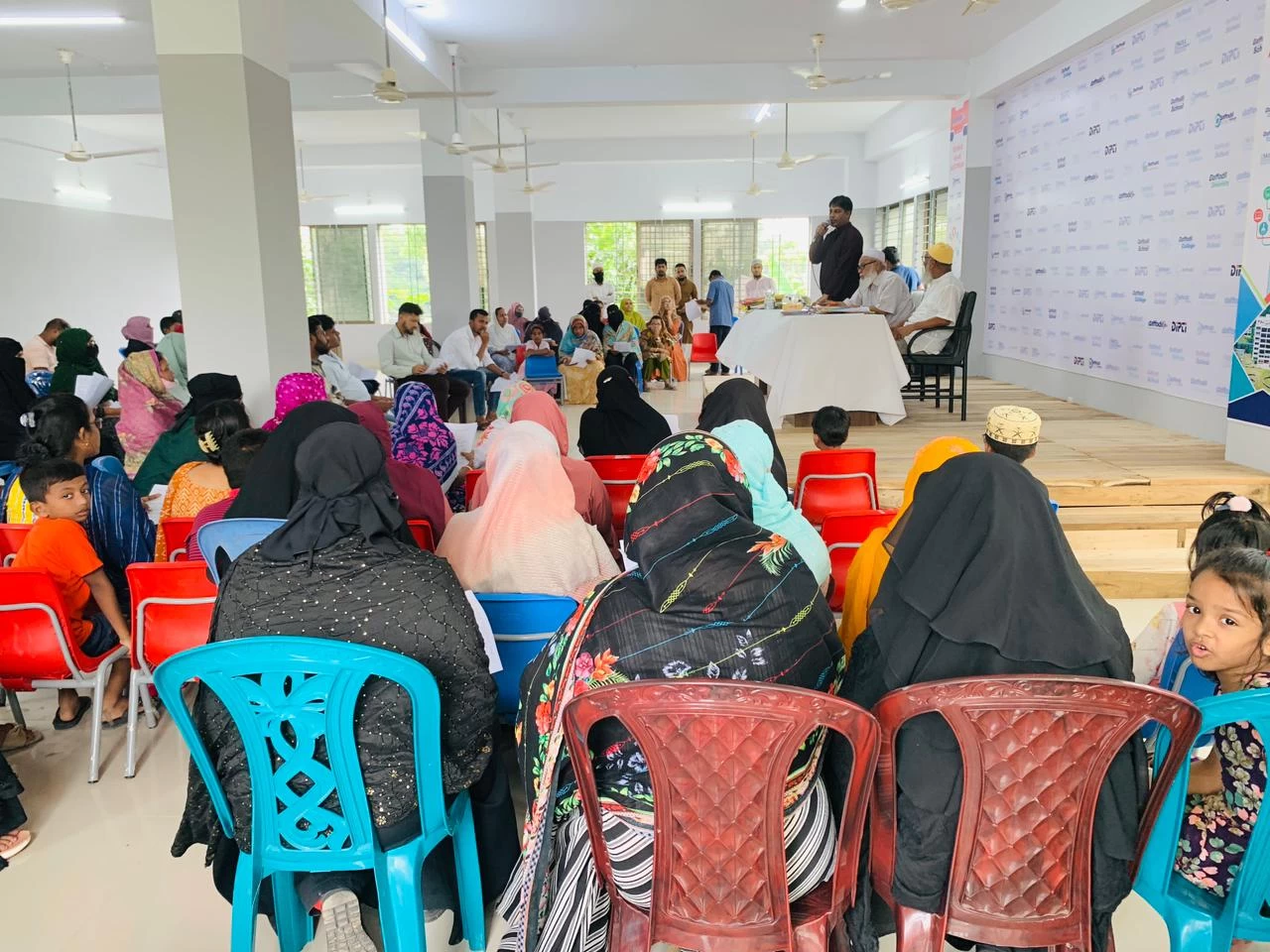 A parent meeting was held at Yunus Khan Auditorium